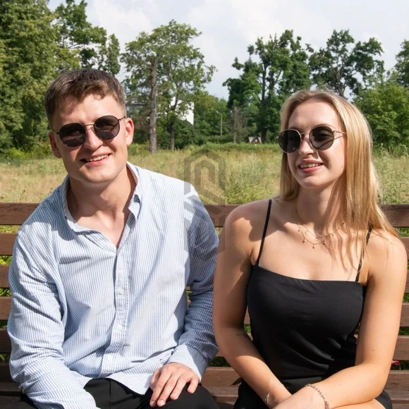 🇺🇸SIBERIAN USA Black Lenses/Gold Frame Round Retro Sunglasses - Picture 11 of 15